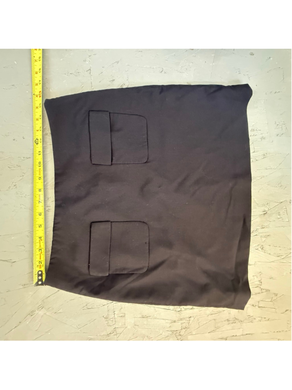 LOFT Black Mini Skirt w/ Front Flap Pockets - Size 6 - Picture 8 of 8